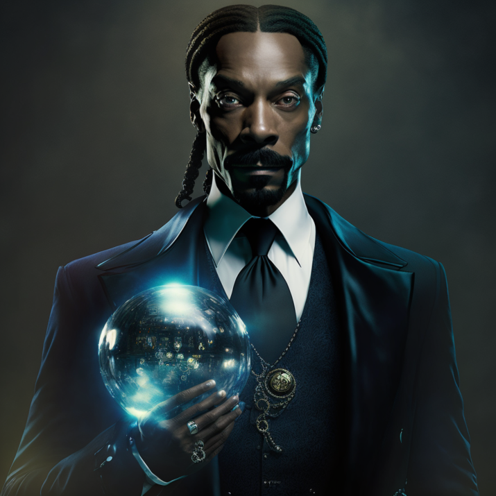 snoop dogg as a bond villain holding a bomb