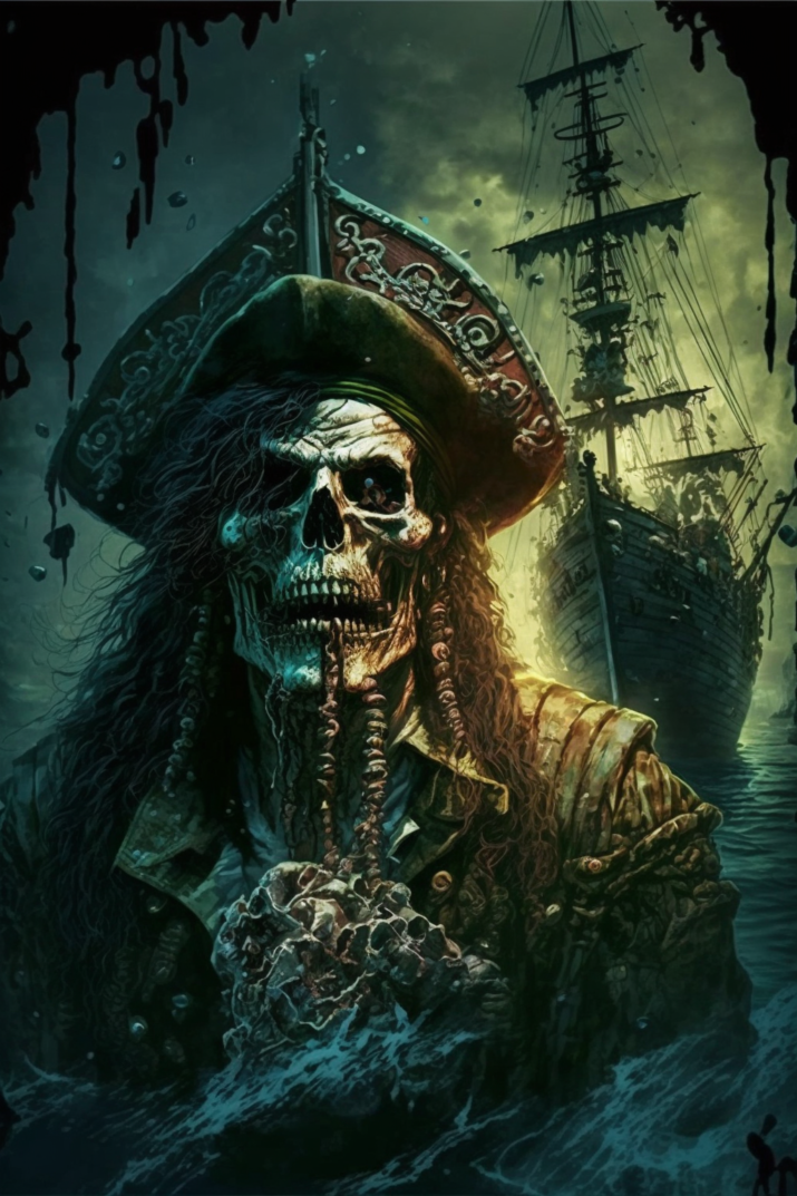 HD background wallpaper on mobile with pirate abstract image